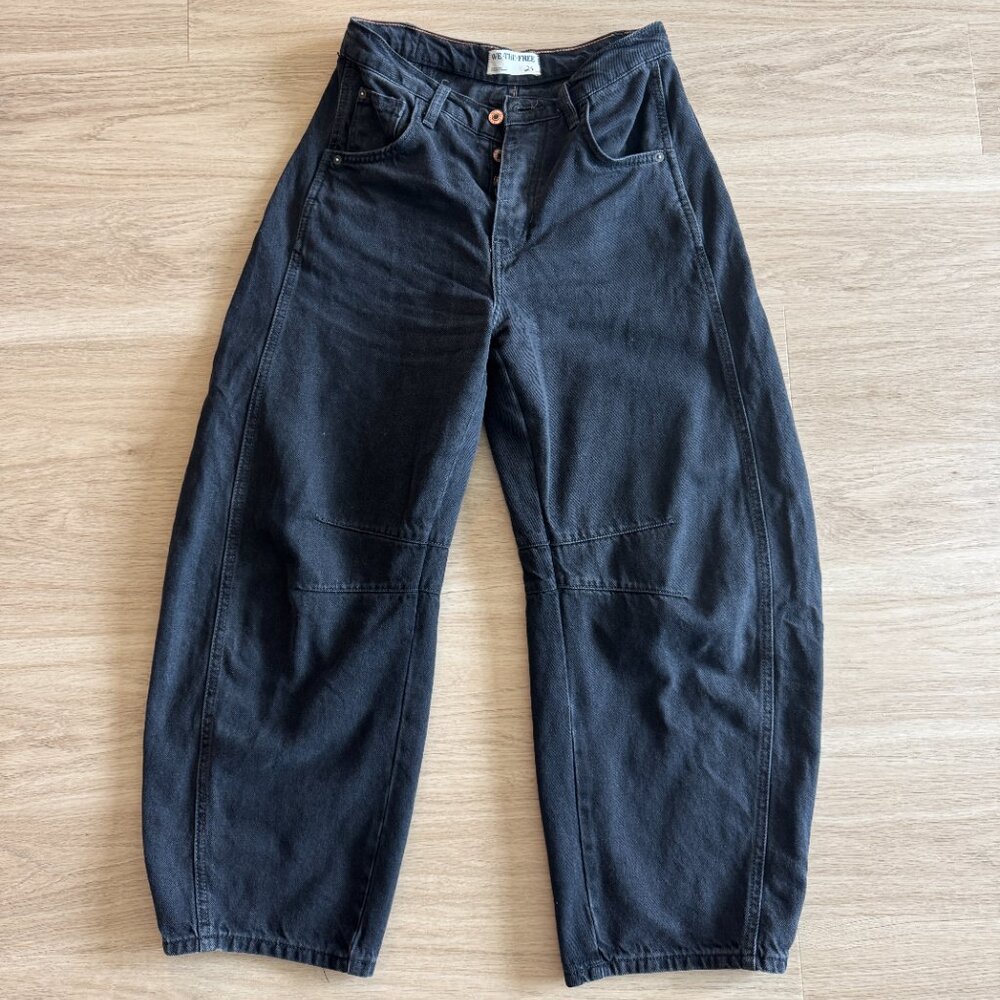 Free People Good Luck Barrel Jeans - Picture 6 of 8